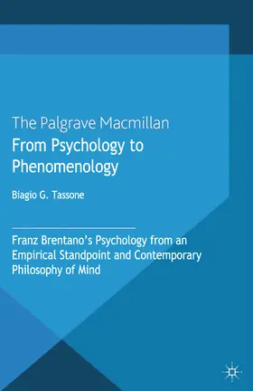 Tassone | From Psychology to Phenomenology | E-Book | www.sack.de