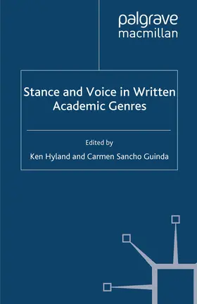 Hyland / Guinda / Sancho Guinda |  Stance and Voice in Written Academic Genres | eBook | Sack Fachmedien
