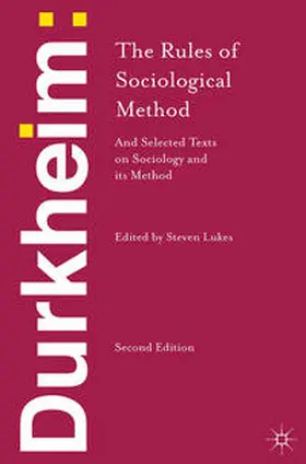 Durkheim / Lukes |  Emile Durkheim | Buch |  Sack Fachmedien