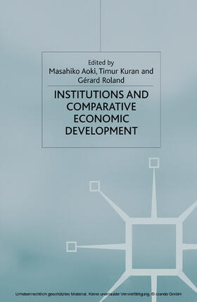 Aoki / Roland / Loparo |  Institutions and Comparative Economic Development | eBook | Sack Fachmedien