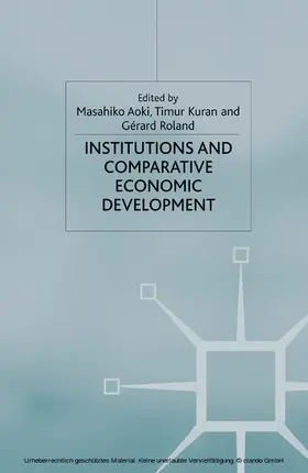 Aoki / Roland |  Institutions and Comparative Economic Development | eBook | Sack Fachmedien