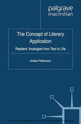 Pettersson | The Concept of Literary Application | E-Book | www.sack.de