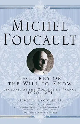 Foucault / Davidson | Lectures on the Will to Know | E-Book | www.sack.de
