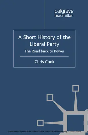 Cook |  A Short History of the Liberal Party | eBook | Sack Fachmedien