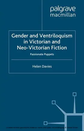 Davies |  Gender and Ventriloquism in Victorian and Neo-Victorian Fiction | eBook | Sack Fachmedien