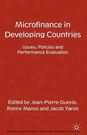 Gueyie / Manos / Yaron | Microfinance in Developing Countries | E-Book | www.sack.de