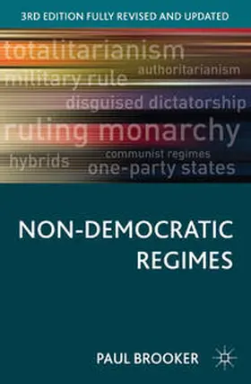 Brooker | Non-Democratic Regimes | Buch | 978-1-137-30579-4 | www.sack.de