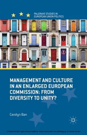 Ban |  Management and Culture in an Enlarged European Commission | eBook | Sack Fachmedien