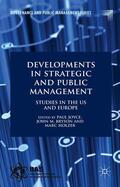 Joyce / Holzer / Bryson |  Developments in Strategic and Public Management | Buch |  Sack Fachmedien