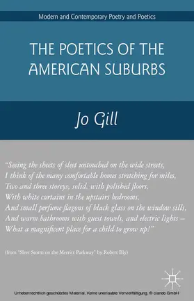 Gill | The Poetics of the American Suburbs | E-Book | sack.de