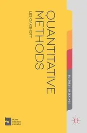 Oakshott |  Quantitative Methods | Buch |  Sack Fachmedien