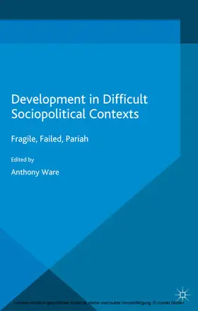 Ware |  Development in Difficult Sociopolitical Contexts | eBook | Sack Fachmedien