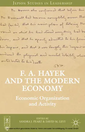 Peart / Levy |  F. A. Hayek and the Modern Economy | eBook | Sack Fachmedien