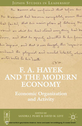 Peart / Levy | F. A. Hayek and the Modern Economy | E-Book | sack.de