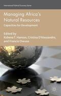 Hanson / D'Alessandro / Owusu |  Managing Africa's Natural Resources | Buch |  Sack Fachmedien