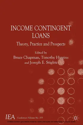 Chapman / Higgins / Stiglitz | Income Contingent Loans | E-Book | www.sack.de