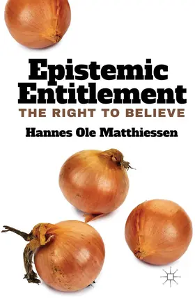 Matthiessen |  Epistemic Entitlement | Buch |  Sack Fachmedien