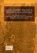 Kalyuzhnova / Saparbayev / Nygaard |  Local Content Policies in Resource-rich Countries | Buch |  Sack Fachmedien
