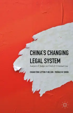 Simon / Feng / Nelson |  China's Changing Legal System | Buch |  Sack Fachmedien
