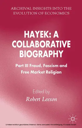 Leeson |  Hayek: A Collaborative Biography | eBook | Sack Fachmedien