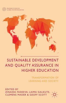 Fadeeva / Galkute / Mader |  Sustainable Development and Quality Assurance in Higher Education | Buch |  Sack Fachmedien