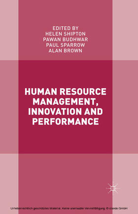 Sparrow / Shipton / Budhwar | Human Resource Management, Innovation and Performance | E-Book | sack.de