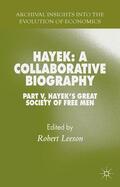 Leeson |  Hayek: A Collaborative Biography | Buch |  Sack Fachmedien
