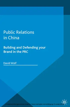 Wolf |  Public Relations in China | eBook | Sack Fachmedien