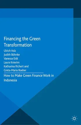 Volz / Böhnke / Knierim | Financing the Green Transformation | E-Book | www.sack.de