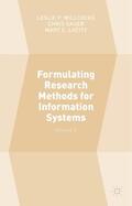 Sauer / Willcocks / Lacity |  Formulating Research Methods for Information Systems | Buch |  Sack Fachmedien