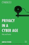 Etzioni / Loparo |  Privacy in a Cyber Age | eBook | Sack Fachmedien