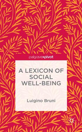 NA / Loparo |  A Lexicon of Social Well-Being | Buch |  Sack Fachmedien