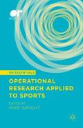 Wright |  Operational Research Applied to Sports | Buch |  Sack Fachmedien