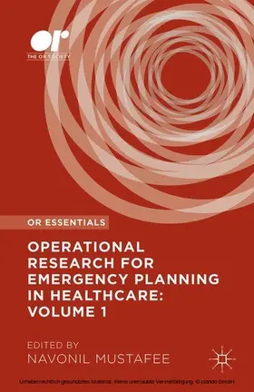 Mustafee | Operational Research for Emergency Planning in Healthcare: Volume 1 | E-Book | sack.de