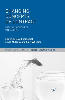 Campbell / Wheeler / Mulcahy |  Changing Concepts of Contract | Buch |  Sack Fachmedien