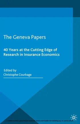 Courbage |  The Geneva Papers | eBook | Sack Fachmedien