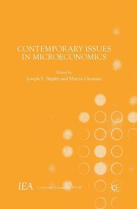 Stiglitz / Loparo | Contemporary Issues in Microeconomics | Buch | 978-1-137-57937-9 | sack.de