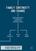 Cesnuityte / Cesnuityte / D. Widmer |  Family Continuity and Change | Buch |  Sack Fachmedien