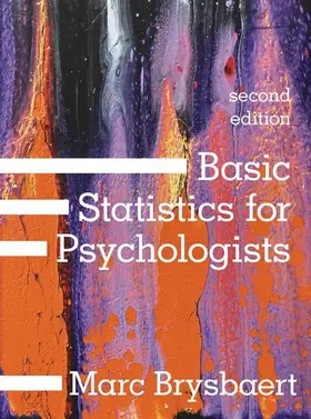 Brysbaert |  Basic Statistics for Psychologists | Buch |  Sack Fachmedien