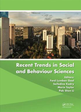 Lumban Gaol / Kadry / Taylor | Recent Trends in Social and Behaviour Sciences | Medienkombination | 978-1-138-00121-3 | sack.de