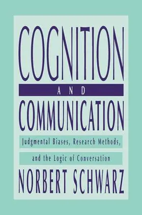 Schwarz |  Cognition and Communication | Buch |  Sack Fachmedien