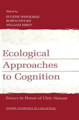 Winograd / Fivush / Hirst |  Ecological Approaches to Cognition | Buch |  Sack Fachmedien