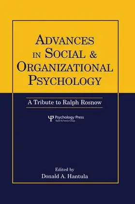 Hantula |  Advances in Social and Organizational Psychology | Buch |  Sack Fachmedien