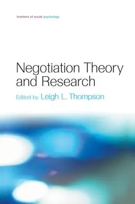 Thompson | Negotiation Theory and Research | Buch | 978-1-138-00608-9 | www.sack.de