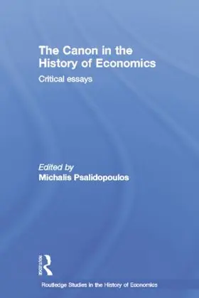 Psalidopoulos |  The Canon in the History of Economics | Buch |  Sack Fachmedien