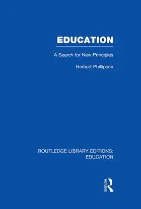 Phillipson |  Education (RLE Edu K) | Buch |  Sack Fachmedien