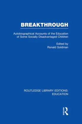 Goldman | Breakthrough (RLE Edu M) | Buch | 978-1-138-00833-5 | www.sack.de