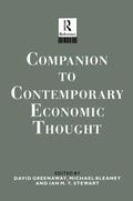 Bleaney / Greenaway / Stewart |  Companion to Contemporary Economic Thought | Buch |  Sack Fachmedien