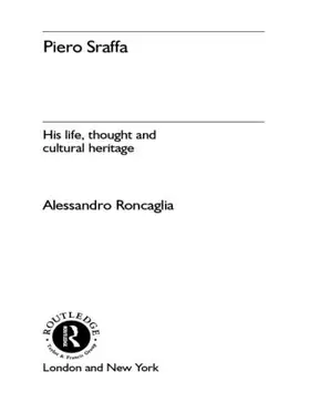 Roncaglia |  Piero Sraffa | Buch |  Sack Fachmedien