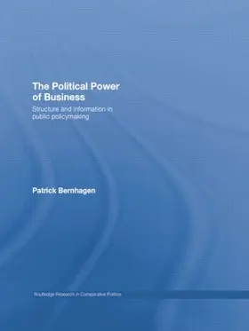 Bernhagen |  The Political Power of Business | Buch |  Sack Fachmedien